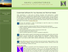 Tablet Screenshot of haikulabs.com